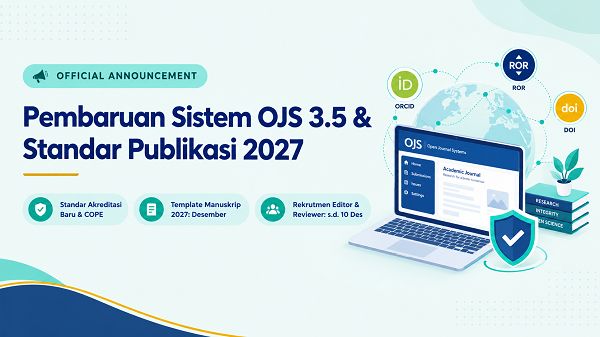 Pembaruan OJS 3.5 dan Standar Publikasi 2027