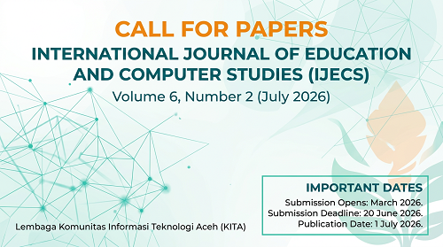 Call for Papers IJECS July 2026