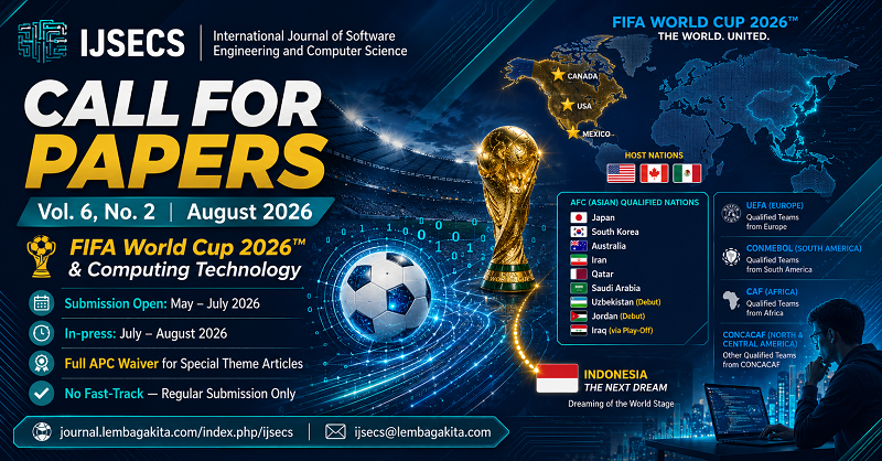 Call for Papers — IJSECS Vol. 6, No. 2, August 2026 Special Theme FIFA World Cup 2026™ & Computing Technology