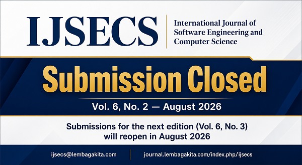 Journal announcement for IJSECS submission