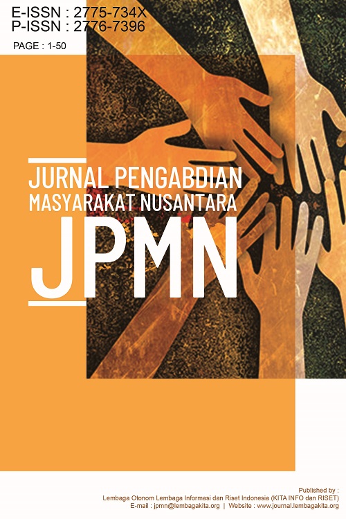 Cover: Jurnal Pengabdian Masyarakat Nusantara (JPMN)