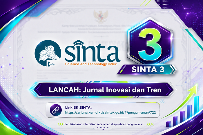 Akreditasi SINTA - LANCAH: Jurnal Inovasi dan Tren