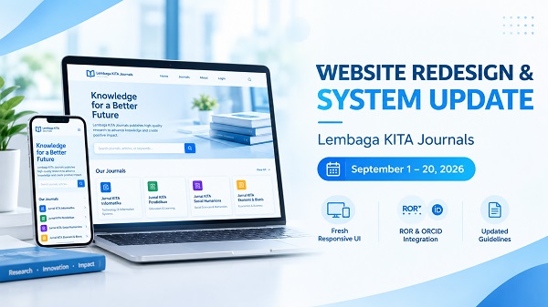 Lembaga KITA Journal Website Update 2026